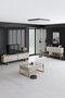 Hanah Home Luxe - Tocador Travertino y Dorado